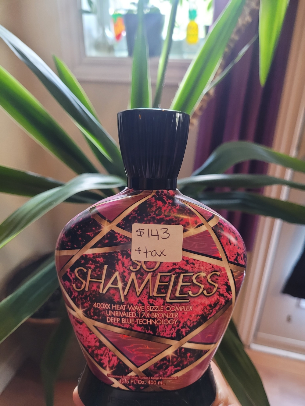SO Shameless 400x Tanning Lotion